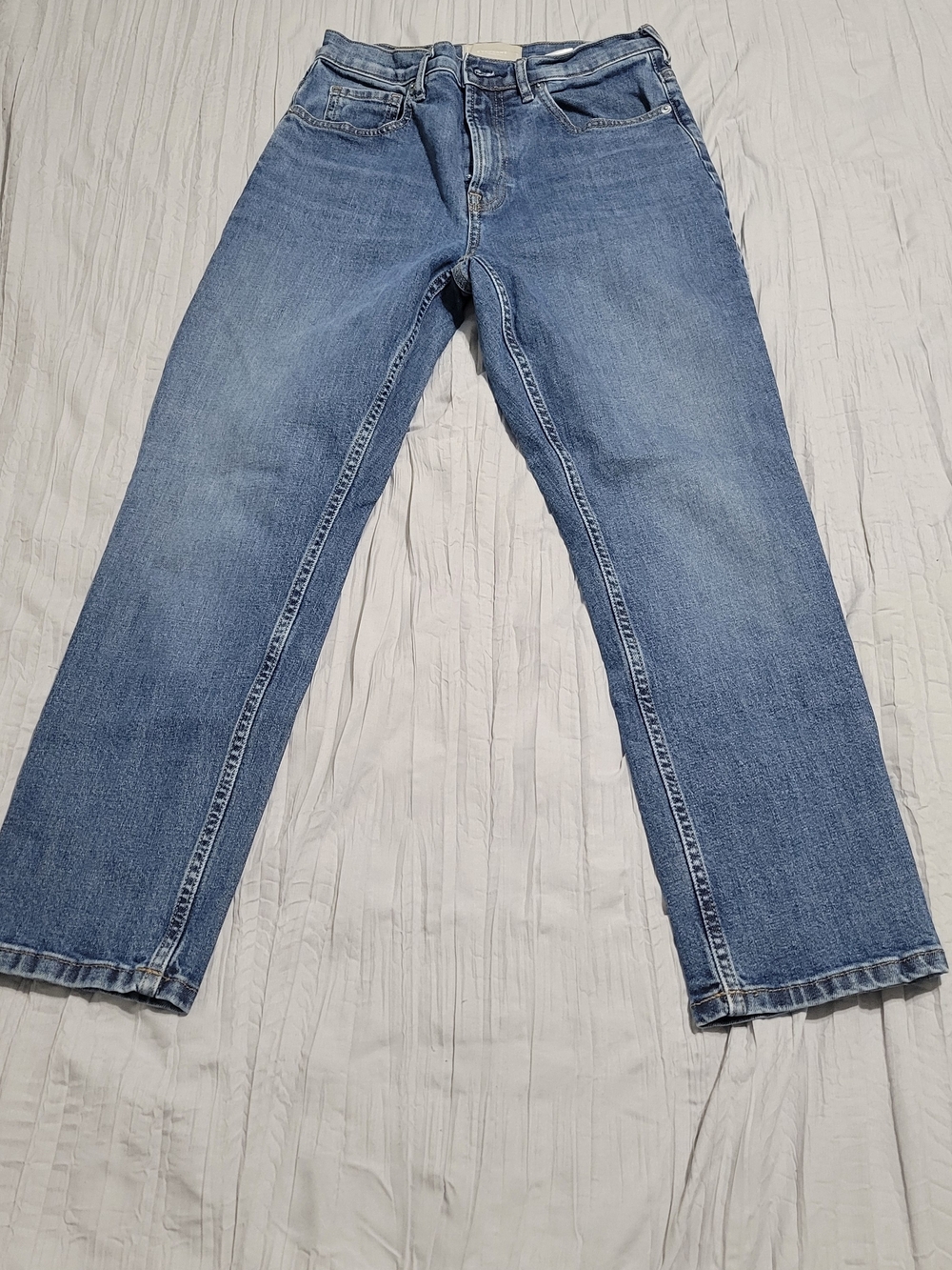 Everlane Light Blue Cropped Ankle Jeans
